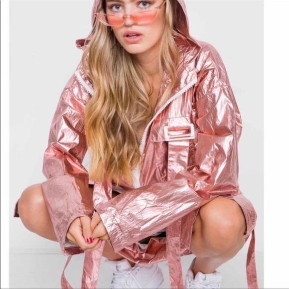 Rose Metallic long Zip Jacket - Picture 4 of 4